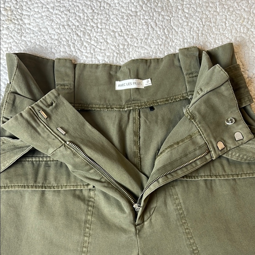 ANTHRO x AVEC LES FILLES Paper bag cargo pants - Picture 11 of 12